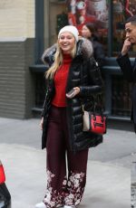 ISKRA LAWRENCE Out and About in New York 12/10/2016