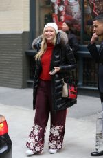 ISKRA LAWRENCE Out and About in New York 12/10/2016