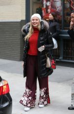 ISKRA LAWRENCE Out and About in New York 12/10/2016