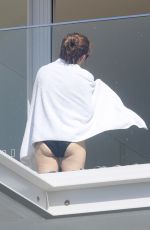 ISLA FISHER in Swimsuit at a Pool at Bondi Beach 12/13/2016