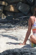 IZABEL GOULART in Bikini at a Beach in St. Barts 12/30/2016