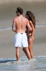 IZABEL GOULART in Bikini on the Beach in St. Barts 12/29/2016