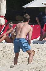 IZABEL GOULART in Bikini on the Beach of St. Barts 12/28/2016