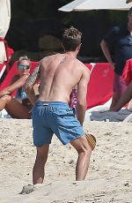 IZABEL GOULART in Bikini on the Beach of St. Barts 12/28/2016
