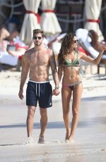 IZABEL GOULART ini Bikini at a Beach in St. Barts 12/25/2016