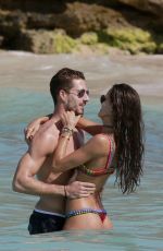 IZABEL GOULART ini Bikini at a Beach in St. Barts 12/25/2016