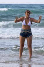 JACQUELINE JOSSA on the Beach in Mexico 12/29/2016