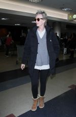 JANE LYNCH at Los Angeles International Airport 12/16/2016