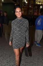 JEMMA LUCY Arrives at a Boxing Match in Manchester 12/12/2016
