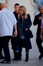 JENNIFER ANISTON Arrives at Jimmy Kimmel Live in Hollywood 12/08/2016