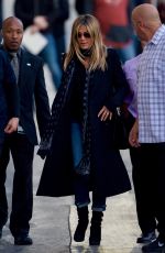 JENNIFER ANISTON Arrives at Jimmy Kimmel Live in Hollywood 12/08/2016