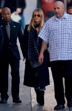 JENNIFER ANISTON Arrives at Jimmy Kimmel Live in Hollywood 12/08/2016