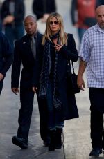 JENNIFER ANISTON Arrives at Jimmy Kimmel Live in Hollywood 12/08/2016