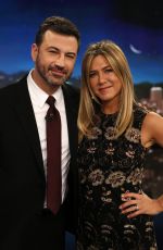JENNIFER ANISTON at Jimmy Kimmel Live 12/08/2016
