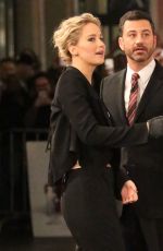 JENNIFER LAWRENCE at Jimmy Kimmel Live in Hollywood 12/12/2016