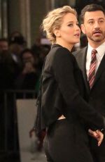 JENNIFER LAWRENCE at Jimmy Kimmel Live in Hollywood 12/12/2016