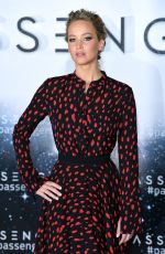 JENNIFER LAWRENCE at Passengers Photocall in London 12/01/2016