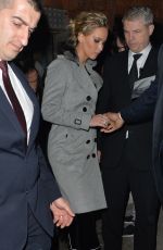 JENNIFER LAWRENCE Leaves Her Hotel in London 12/01/2016