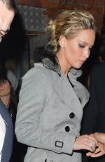 JENNIFER LAWRENCE Leaves Her Hotel in London 12/01/2016