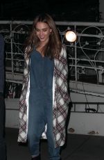 JESSICA ALBA Leaves Madeo Restaurant in West Hollywood 11/29/2016
