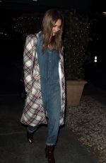 JESSICA ALBA Leaves Madeo Restaurant in West Hollywood 11/29/2016