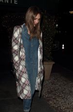 JESSICA ALBA Leaves Madeo Restaurant in West Hollywood 11/29/2016