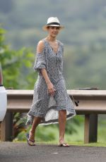JESSICA ALBA on Vacation in Hanalei 12/30/2016