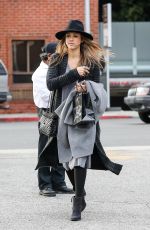 JESSICA ALBA Out and About in Beverly Hills 12/23/2016
