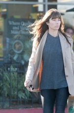 JESSICA BIEL Out Shopping in Santa Monica 12/16/2016