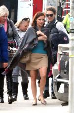 JESSICA CHASTAIN on the Set of 