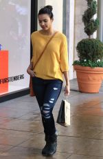 JESSICA LUCAS Out Shopping in Los Angeles 12/22/2016