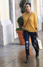 JESSICA LUCAS Out Shopping in Los Angeles 12/22/2016