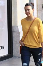JESSICA LUCAS Out Shopping in Los Angeles 12/22/2016