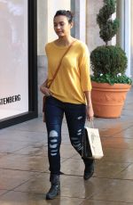 JESSICA LUCAS Out Shopping in Los Angeles 12/22/2016