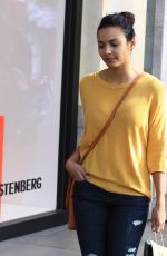 JESSICA LUCAS Out Shopping in Los Angeles 12/22/2016