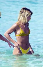 JESSICA WOODLEY in Bikini on the Beach in Barbados 12/18/2016