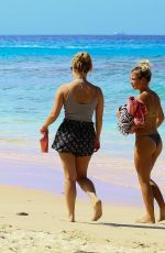 JESSICA WOODLEY in Bikini on the Beach in Barbados 12/27/2016