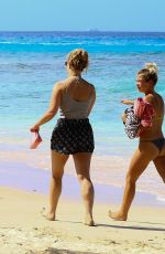 JESSICA WOODLEY in Bikini on the Beach in Barbados 12/27/2016
