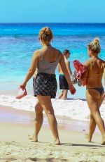 JESSICA WOODLEY in Bikini on the Beach in Barbados 12/27/2016