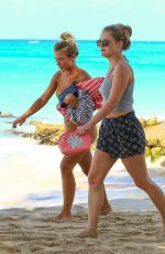 JESSICA WOODLEY in Bikini on the Beach in Barbados 12/27/2016