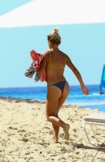 JESSICA WOODLEY in Bikini on the Beach in Barbados 12/27/2016