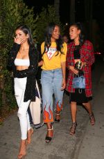 JHENE AIKO and KEKE PALMER at Delilah in West Hollywood 12/07/2016