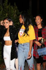 JHENE AIKO and KEKE PALMER at Delilah in West Hollywood 12/07/2016