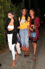 JHENE AIKO and KEKE PALMER at Delilah in West Hollywood 12/07/2016