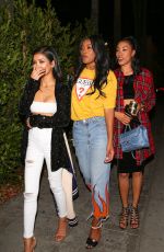 JHENE AIKO and KEKE PALMER at Delilah in West Hollywood 12/07/2016