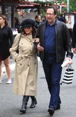 JOAN COLLINS Out for Shopping in Los Angeles 12/23/2016