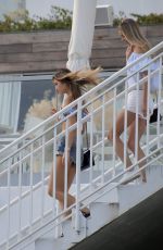 JOCELYN CHEW and DANIELLE KNUDSON in Bikinis at a Beach in Miami 12/01/2016
