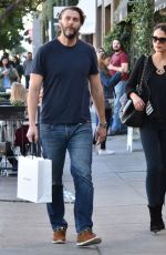 JORDANA BREWSTER and Andrew Form Shopping at Barneys New York in Beverly Hills 12/28/2016