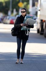 JORDANA BREWSTER Out and About in Hollywood 12/28/2016