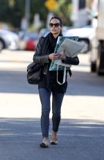 JORDANA BREWSTER Out and About in Hollywood 12/28/2016